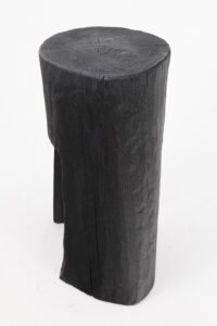Jownik, Charred Sculptural Side Table – Grounded Simplicity with Primal Energy, gallery view 17