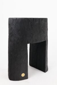 Jownik, Charred Sculptural Side Table – Grounded Simplicity with Primal Energy, gallery view 18