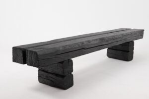 Jownik, Charred Timber Beam Bench, main view