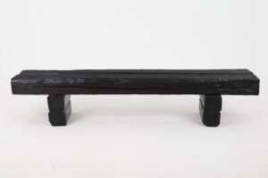 Jownik, Charred Timber Beam Bench, gallery view 2