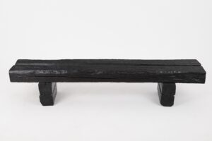 Jownik, Charred Timber Beam Bench, gallery view 3
