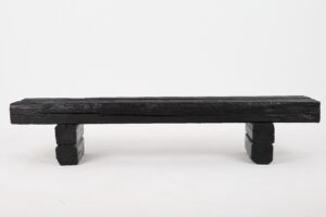 Jownik, Charred Timber Beam Bench, gallery view 4