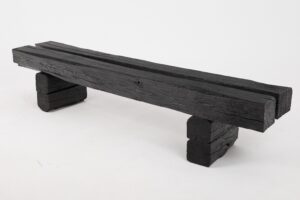 Jownik, Charred Timber Beam Bench, gallery view 16