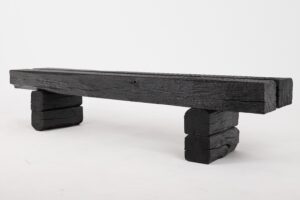 Jownik, Charred Timber Beam Bench, gallery view 17