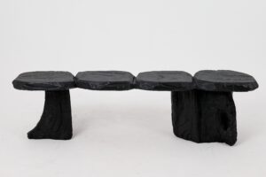 Jownik, Charred Wood Bench - Organic Character & Raw Elegance, gallery view 13
