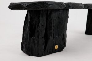 Jownik, Charred Wood Bench - Organic Character & Raw Elegance, gallery view 17
