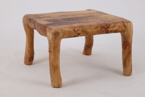 Jownik, Square Burl Table – Rustic Balance in Solid Wood, gallery view 12