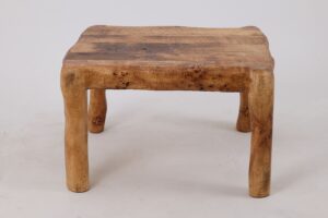 Jownik, Square Burl Table – Rustic Balance in Solid Wood, gallery view 13