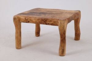 Jownik, Square Burl Table – Rustic Balance in Solid Wood, gallery view 14