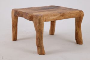 Jownik, Square Burl Table – Rustic Balance in Solid Wood, gallery view 16