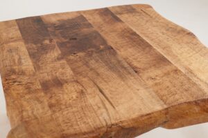 Jownik, Square Burl Table – Rustic Balance in Solid Wood, gallery view 17
