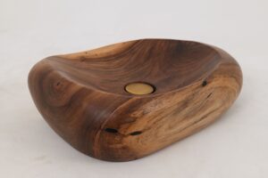 Banik, Organic Sculpted Wood Sink - Carved From Solid Wood, gallery view 9