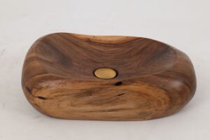 Banik, Organic Sculpted Wood Sink - Carved From Solid Wood, gallery view 11