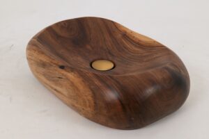 Banik, Organic Sculpted Wood Sink - Carved From Solid Wood, gallery view 15