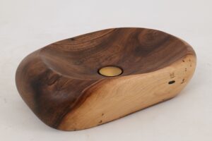 Banik, Organic Sculpted Wood Sink - Carved From Solid Wood, gallery view 17
