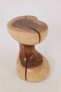 Leszy, Hourglass Side Table – Soft Curves in Solid Wood, gallery view 5