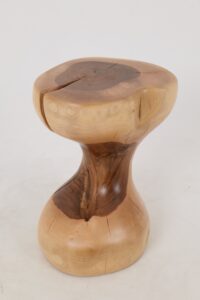 Leszy, Hourglass Side Table – Soft Curves in Solid Wood, gallery view 7