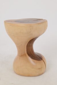 Leszy, Hourglass Side Table – Soft Curves in Solid Wood, gallery view 12