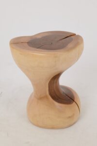 Leszy, Hourglass Side Table – Soft Curves in Solid Wood, gallery view 13