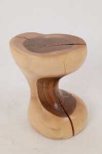 Leszy, Hourglass Side Table – Soft Curves in Solid Wood, gallery view 15