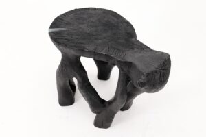 Rustic Sculptural Coffee Table, Burnt Black Wood, Carved, Unique, Logniture, gallery view 15