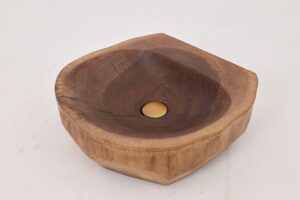 Logniture, Live Edge Wood Bathroom Sink, Basin, Original Design, Handmade, main view