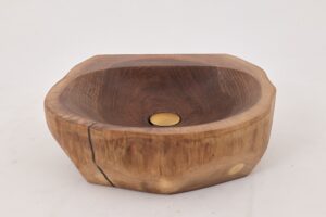 Logniture, Live Edge Wood Bathroom Sink, Basin, Original Design, Handmade, gallery view 3