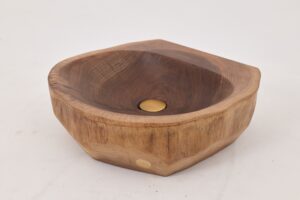 Logniture, Live Edge Wood Bathroom Sink, Basin, Original Design, Handmade, gallery view 5