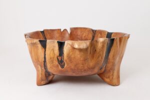 Live Edge Bathtub Carved from Single Piece of Wood, Logniture, gallery view 2