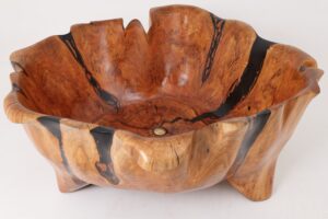 Live Edge Bathtub Carved from Single Piece of Wood, Logniture, gallery view 3