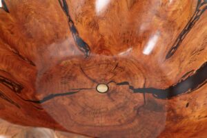Live Edge Bathtub Carved from Single Piece of Wood, Logniture, gallery view 4