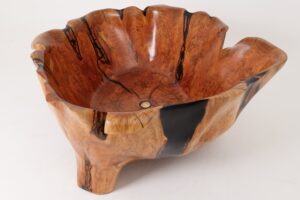 Live Edge Bathtub Carved from Single Piece of Wood, Logniture, gallery view 5