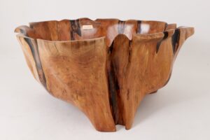 Live Edge Bathtub Carved from Single Piece of Wood, Logniture, gallery view 9