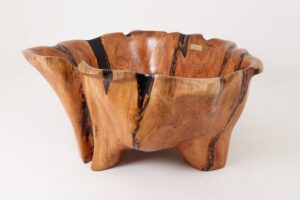 Live Edge Bathtub Carved from Single Piece of Wood, Logniture, gallery view 11