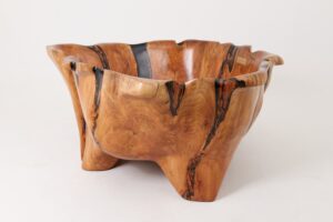 Live Edge Bathtub Carved from Single Piece of Wood, Logniture, gallery view 16