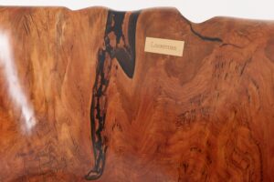 Live Edge Bathtub Carved from Single Piece of Wood, Logniture, gallery view 19