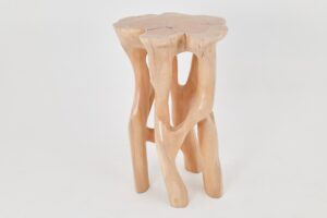 Solid Wood Sculptural High Table, Original Contemporary Design, gallery view 11