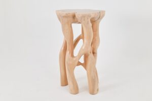 Solid Wood Sculptural High Table, Original Contemporary Design, gallery view 12