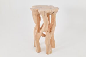 Solid Wood Sculptural High Table, Original Contemporary Design, gallery view 15