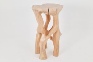 Solid Wood Sculptural High Table, Original Contemporary Design, gallery view 17