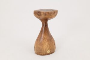 Sculptural Side Table, Stool, Solid Wood, Walnut, Contemporary Design, Logniture, gallery view 5