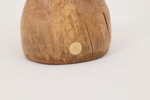 Sculptural Side Table, Stool, Solid Wood, Walnut, Contemporary Design, Logniture, gallery view 7