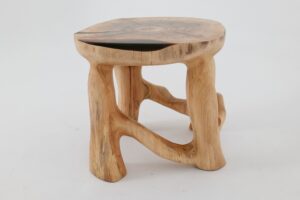 Sculptural Coffee Table, Solid Wood, Contemporary Design, Handmade, Logniture, gallery view 10