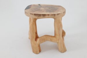 Sculptural Coffee Table, Solid Wood, Contemporary Design, Handmade, Logniture, gallery view 14