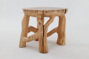 Sculptural Coffee Table, Solid Wood, Contemporary Design, Handmade, Logniture, gallery view 21