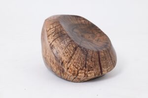 Still Stand Abstract Wood Sculpture, Chainsaw Carved, Walnut,, main view