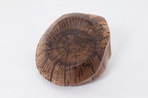 Still Stand Abstract Wood Sculpture, Chainsaw Carved, Walnut,, gallery view 3