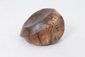 Still Stand Abstract Wood Sculpture, Chainsaw Carved, Walnut,, gallery view 4
