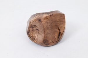 Still Stand Abstract Wood Sculpture, Chainsaw Carved, Walnut,, gallery view 7