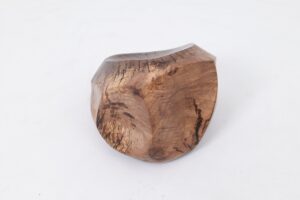 Still Stand Abstract Wood Sculpture, Chainsaw Carved, Walnut,, gallery view 9